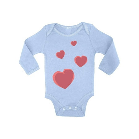 Valentine Bodysuit Red Hearts Baby Romper Valentine s Day