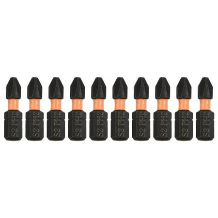 10 Pcs 25mm PH2 Impact Screwdriver Bit Magnetic Alloy Steel Cross Screwdriver Bit
10 Pcs 25mm PH2 Impact Screwdriver Bit Magnetic Alloy Steel Cross Screwdriver Bit