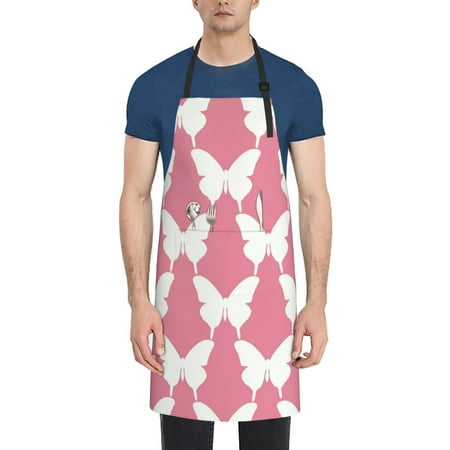 Vsdgher Butterfly 2 Waterproof Apron with 2 Pockets Kitchen Chef Aprons Bibs for Grooming Cooking Baking Painting Gardening
Vsdgher Butterfly 2 Waterproof Apron with 2 Pockets Kitchen Chef Aprons Bibs for Grooming Cooking Baking Painting Gardening
