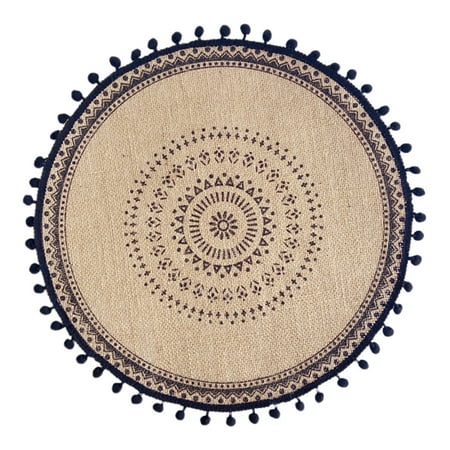 JULYING for Creative Mandala Round Placemat Boho Woven Macrame Fringe Tassels Table Mat Heat Resistant Cup Plate Coaster Decor
JULYING for Creative Mandala Round Placemat Boho Woven Macrame Fringe Tassels Table Mat Heat Resistant Cup Plate Coaster Decor