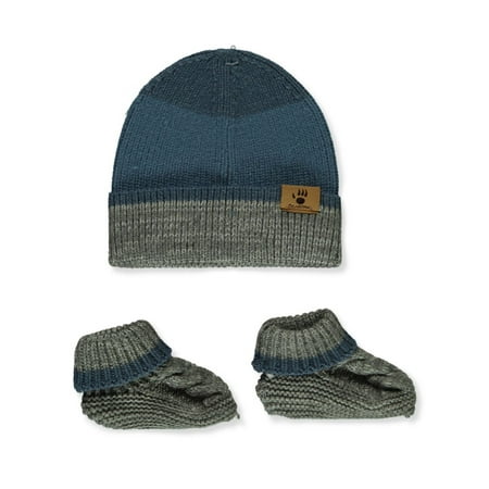 Bearpaw Baby Boys 2-Pack Hat & Booties Set - blue 0 - 6 months 
Bearpaw Baby Boys 2-Pack Hat & Booties Set - blue 0 - 6 months
