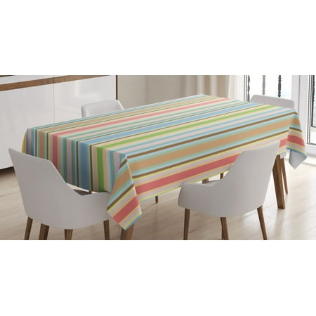 Geometric Tablecloth Pastel Colored Vertical Lines with Barcode Pattern Abstract Geometric Composition Rectangular Table Cover for Dining Room Kitchen 60 X 84 Inches Multicolor by Ambesonne
Geometric Tablecloth Pastel Colored Vertical Lines with Barcode Pattern Abstract Geometric Composition Rectangular Table Cover for Dining Room Kitchen 60 X 84 Inches Multicolor by Ambesonne