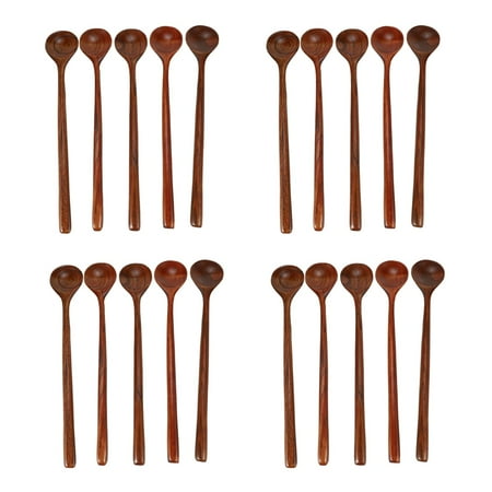 Long Spoons Wooden 20 Pieces 10.9 Inches 100% Natural Wood Long Handle Round Spoons for Soup (Korean Style Soup Spoon)
Long Spoons Wooden 20 Pieces 10.9 Inches 100% Natural Wood Long Handle Round Spoons for Soup (Korean Style Soup Spoon)