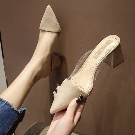 generation of hair temperament thick high heels women‘s summer new transparent outdoor sandals fashion hundred with pointed women‘s shoes
generation of hair temperament thick high heels women‘s summer new transparent outdoor sandals fashion hundred with pointed women‘s shoes