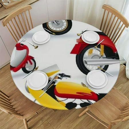 Orinice Motorcycles Round Table Cover Stain Resistant Washable Indoor Outdoor Tablecloth Kitchen Dining Wedding Parties 100% Polyester Fiber 42-46
Orinice Motorcycles Round Table Cover Stain Resistant Washable Indoor Outdoor Tablecloth Kitchen Dining Wedding Parties 100% Polyester Fiber 42-46