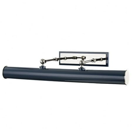 3 Light Contemporary Steel Plug-in Picture Light with White Shade-4.75 inches H By 24.25 inches W-Polished Nickel/Navy Finish-Navy Shade Color Bailey
3 Light Contemporary Steel Plug-in Picture Light with White Shade-4.75 inches H By 24.25 inches W-Polished Nickel/Navy Finish-Navy Shade Color Bailey