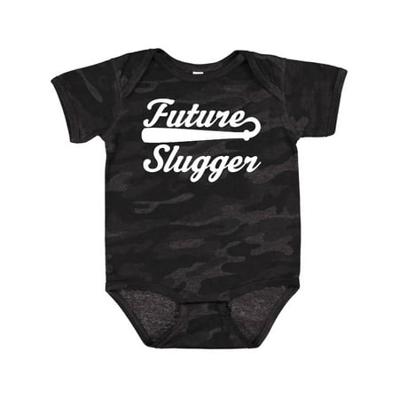Inktastic Baseball Future Slugger Gift Baby Boy or Baby Girl Bodysuit