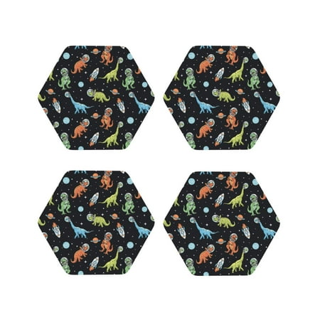 Leather Coasters Set of 4 - Dinosaur space Lightweight Non-Slip Drink Coasters for Desk Anti-Scalding Desk Cup Coasters for Office Table Decor Hexagon
Leather Coasters Set of 4 - Dinosaur space Lightweight Non-Slip Drink Coasters for Desk Anti-Scalding Desk Cup Coasters for Office Table Decor Hexagon