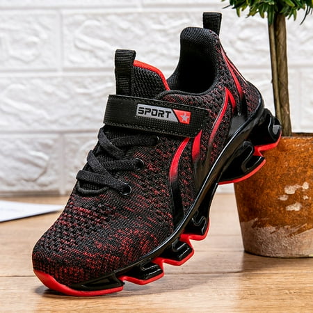 Boys Casual Blade Type Shoes Lightweight Mesh Breathable Non-slip Lace-up Sneakers For Outdoor Sports
Boys Casual Blade Type Shoes Lightweight Mesh Breathable Non-slip Lace-up Sneakers For Outdoor Sports
