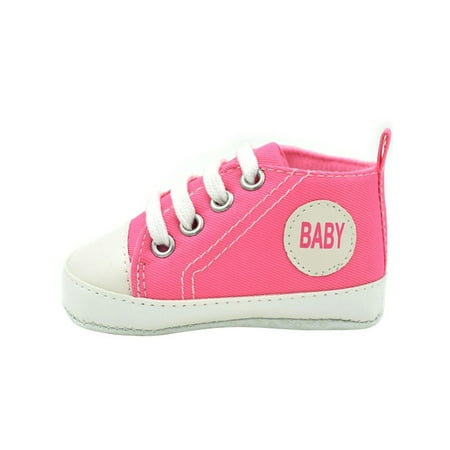 Babula Baby Boys Girls Soft Sole Crib Shoes Sneakers Newborn to 12Months 
Babula Baby Boys Girls Soft Sole Crib Shoes Sneakers Newborn to 12Months
