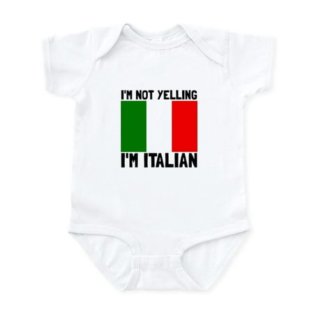 CafePress - Yelling Italian Body Suit - Baby Light Bodysuit Size Newborn - 24 Months
CafePress - Yelling Italian Body Suit - Baby Light Bodysuit Size Newborn - 24 Months
