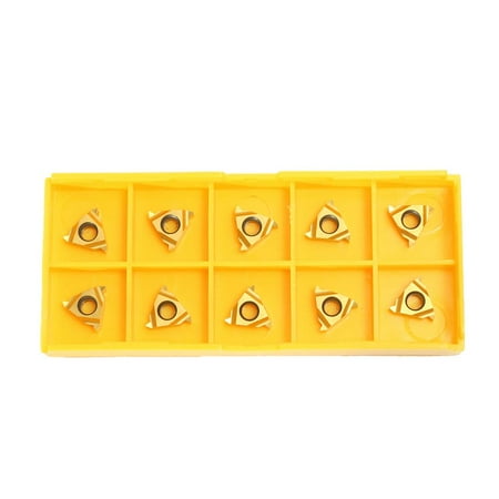 10 Pieces 1/4 A60 Tungsten Carbide Insert for CNC Lathe Cutting