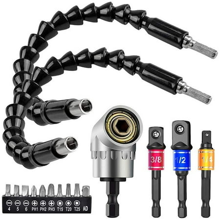 Flexible Drill Extension Hex Shank Drill Nut Driver Bit Set 3Pcs Universal Socket Adapter Set Screwdriver Bit Set
Flexible Drill Extension Hex Shank Drill Nut Driver Bit Set 3Pcs Universal Socket Adapter Set Screwdriver Bit Set