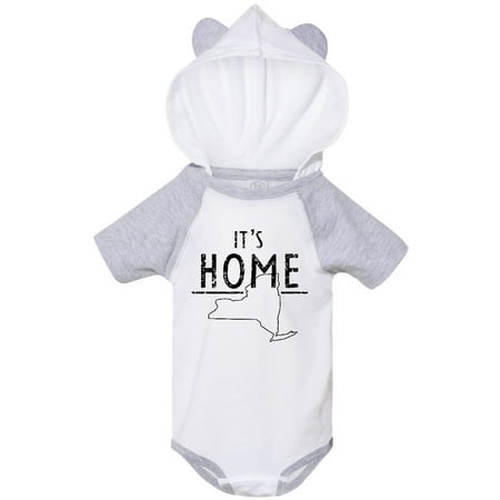 Inktastic It s Home- State of New York Outline DIstressed Text Gift Baby Boy or Baby Girl Bodysuit
Inktastic It s Home- State of New York Outline DIstressed Text Gift Baby Boy or Baby Girl Bodysuit
