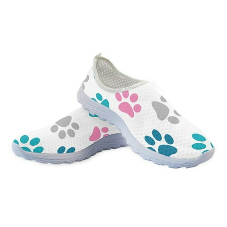 FORUDESIGNS Cute Dog Paw Printting Women Nursing Flats Shoes Slip on Mesh Shoes for Female Breathable Walk Sneaker Light 2024
FORUDESIGNS Cute Dog Paw Printting Women Nursing Flats Shoes Slip on Mesh Shoes for Female Breathable Walk Sneaker Light 2024