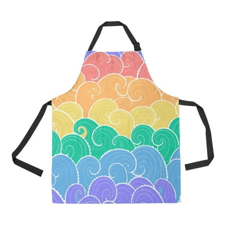ASHLEIGH Aprons Colorful Waves Apron Women Men Aprons With Two Pockets For Kitchen BBQ Cleaning
ASHLEIGH Aprons Colorful Waves Apron Women Men Aprons With Two Pockets For Kitchen BBQ Cleaning