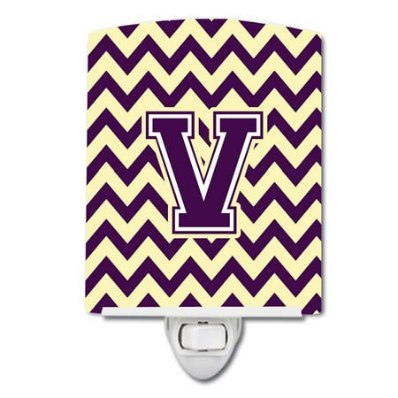 Caroline s Treasures CJ1058-VCNL Letter V Chevron Purple and Gold Ceramic Night Light 6x4x3 multicolor
Caroline s Treasures CJ1058-VCNL Letter V Chevron Purple and Gold Ceramic Night Light 6x4x3 multicolor