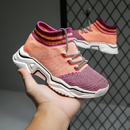 Girls Boys Sock Shoes Color Block Knit Breathable Lightweight Comfy Outdoor Walking Shoes For Children Kids Sneakers Spring And Summer
Girls Boys Sock Shoes Color Block Knit Breathable Lightweight Comfy Outdoor Walking Shoes For Children Kids Sneakers Spring And Summer