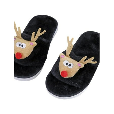 Topumt Women Parent-Child Slippers Womens Cartoon Indoor Warm Fleece Slippers Winter Soft Cozy Home Booties Non-Slip Plush Slip-on Shoes Christmas Reindeer Slippers
Topumt Women Parent-Child Slippers Womens Cartoon Indoor Warm Fleece Slippers Winter Soft Cozy Home Booties Non-Slip Plush Slip-on Shoes Christmas Reindeer Slippers