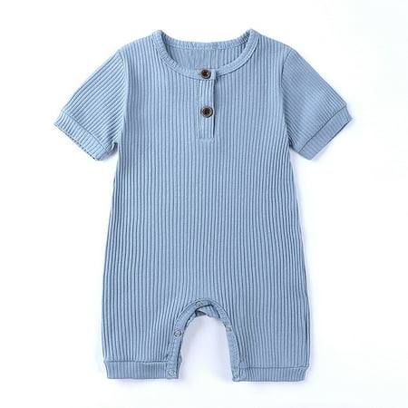 Deals of Today TMOYZQ Newborn Infant Knit Rompers Baby Boy Girl Short Sleeve Button Down Front Jumpsuit Fall Winter Clothes Bodysuit
Deals of Today TMOYZQ Newborn Infant Knit Rompers Baby Boy Girl Short Sleeve Button Down Front Jumpsuit Fall Winter Clothes Bodysuit
