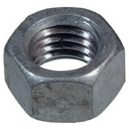 180403 0.31-18 Coarse Thread Heat Treated Zinc Plated Steel Hex Nut Pack 100