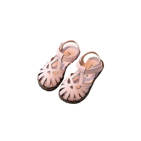 Crocowalk Girls Flat Sandals Hollow Out Dress Shoe Closed Toe Beach Sandal Kids Summer Flats School Lightweight Princess Shoes Pink 8C
Crocowalk Girls Flat Sandals Hollow Out Dress Shoe Closed Toe Beach Sandal Kids Summer Flats School Lightweight Princess Shoes Pink 8C
