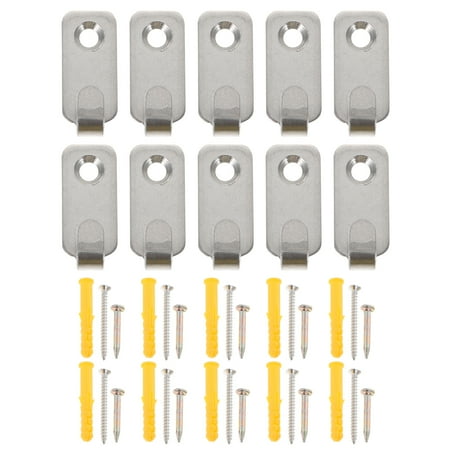 Rosarivae 10 Sets Heavy Duty Hanger Stainless Steel Hook for Mirror Photo Frames Hanging
Rosarivae 10 Sets Heavy Duty Hanger Stainless Steel Hook for Mirror Photo Frames Hanging