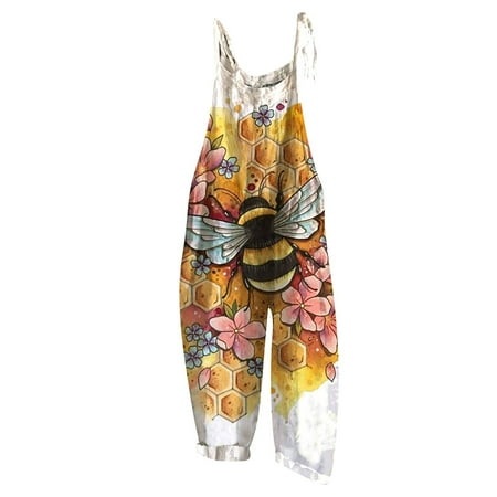 HIBRO Womens Casual Floral Print Adjustable Straps Jumpsuits Wide Leg Loose Fit Rompers Playsuit Pants Woman Sexy Romper Jumpsuit Maternity Overalls Girls Int
HIBRO Womens Casual Floral Print Adjustable Straps Jumpsuits Wide Leg Loose Fit Rompers Playsuit Pants Woman Sexy Romper Jumpsuit Maternity Overalls Girls Int