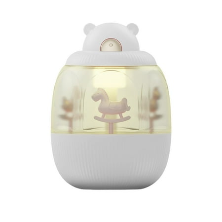 Mini Humidifiers Cute Micrometer Mist Humidifier with Light Carousel Music Box for Office Home Desk
Mini Humidifiers Cute Micrometer Mist Humidifier with Light Carousel Music Box for Office Home Desk