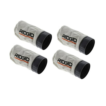 Ridgid OEM 300027097 300027056 300027097-4 Sander Dust Bag (4 Pack) R2611
