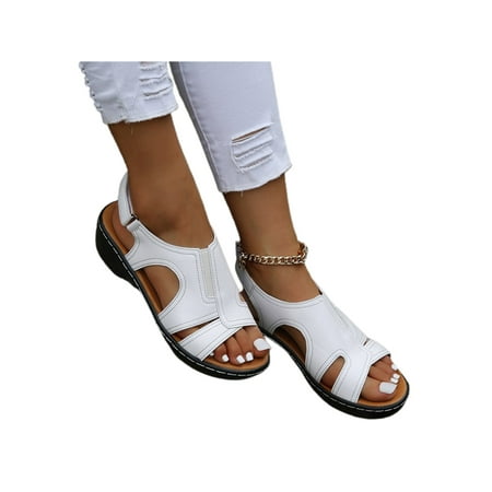 LOVECOCO Womens Summer Wedge Heel Platform Sandals Peep Open Toe Casual Walking Comfy Sole Shoes
LOVECOCO Womens Summer Wedge Heel Platform Sandals Peep Open Toe Casual Walking Comfy Sole Shoes
