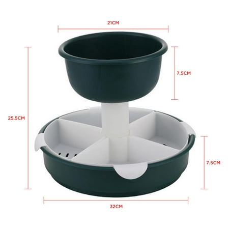 Multi-Layer Food Drain Basket Fruit Vegetable Compartments Storage Basket Rotating Hot Pot Ingredients Dish Pan
Multi-Layer Food Drain Basket Fruit Vegetable Compartments Storage Basket Rotating Hot Pot Ingredients Dish Pan