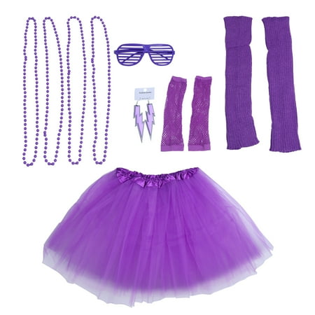 6pcs Women Cosplay Costume Lady 80s Retro Party Fancy Dress Outfit Accessories Set (Purple)
6pcs Women Cosplay Costume Lady 80s Retro Party Fancy Dress Outfit Accessories Set (Purple)