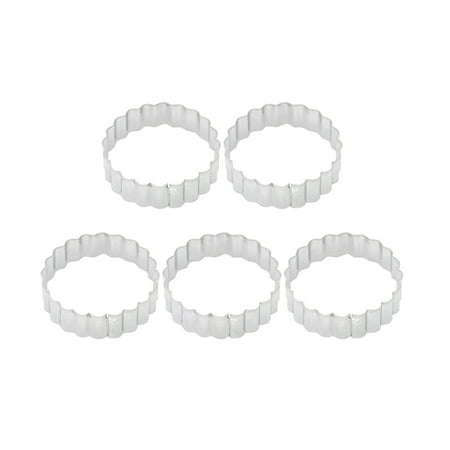 5pcs Stainless Steel Round Shape Cookie Mold with Tooth Cutting Die DIY Biscuit Baking Tools for Home Bakery (Silver)
5pcs Stainless Steel Round Shape Cookie Mold with Tooth Cutting Die DIY Biscuit Baking Tools for Home Bakery (Silver)