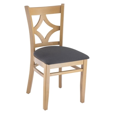 Curtain Back Side Chair in Natural (Set of 2)