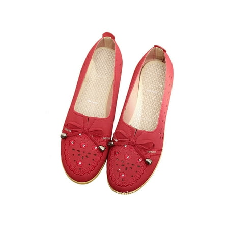 Woobling Women Walking Shoes Soft Sole Flats Slip On Casual Shoe Daily Loafers Anti-Slip Moccasins Round Toe Comfort Hollow Out Red 6
Woobling Women Walking Shoes Soft Sole Flats Slip On Casual Shoe Daily Loafers Anti-Slip Moccasins Round Toe Comfort Hollow Out Red 6