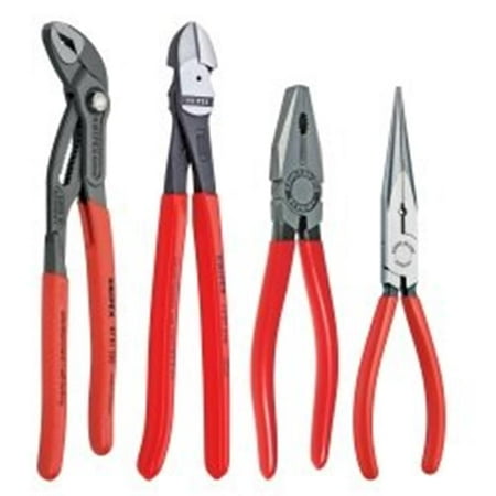 Knipex KNP9K008094US Popular Pliers Set - 4 Piece