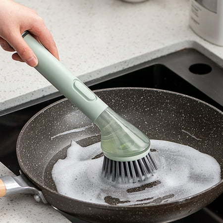 Cleaning Brush Convenient Space-saving ABS Comfortable Grip Bristles Dishwashing Brush for Home
Cleaning Brush Convenient Space-saving ABS Comfortable Grip Bristles Dishwashing Brush for Home