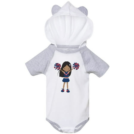 Inktastic African American Girl Cheerleaders Blue Uniform Gift Baby Girl Bodysuit 
Inktastic African American Girl Cheerleaders Blue Uniform Gift Baby Girl Bodysuit