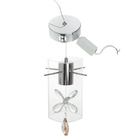 Modern Flower Crystal Pendant Lights Hanging Lamp Crystal Lighting Fixture For Dining Bedroom