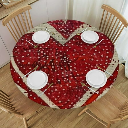 Orinice Heart Folk Art Round Table Cover Stain Resistant Washable Indoor Outdoor Tablecloth Kitchen Dining Wedding Parties Table Cloth 100% Polyester Fiber 31-35
Orinice Heart Folk Art Round Table Cover Stain Resistant Washable Indoor Outdoor Tablecloth Kitchen Dining Wedding Parties Table Cloth 100% Polyester Fiber 31-35