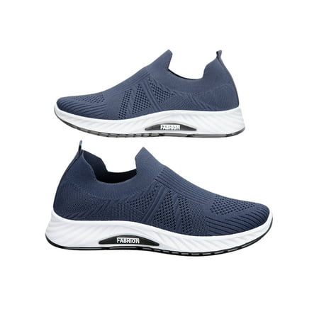 Welliumy Mens Sock Sneakers Mesh Walking Shoes Knit Upper Running Shoe Workout Flats Outdoor Lightweight Slip On Trainers Blue 8.5
Welliumy Mens Sock Sneakers Mesh Walking Shoes Knit Upper Running Shoe Workout Flats Outdoor Lightweight Slip On Trainers Blue 8.5