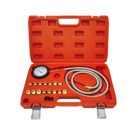0-150 PSI Engine Fuel Injector Pump Pressure Tester Gauge Kit Oil Pressure Tester Tool Kit for Cars ATVs Trucks Use
0-150 PSI Engine Fuel Injector Pump Pressure Tester Gauge Kit Oil Pressure Tester Tool Kit for Cars ATVs Trucks Use