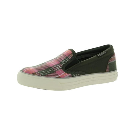 Converse Girls Skidgrip EV Plaid Slip On Casual and Fashion Sneakers