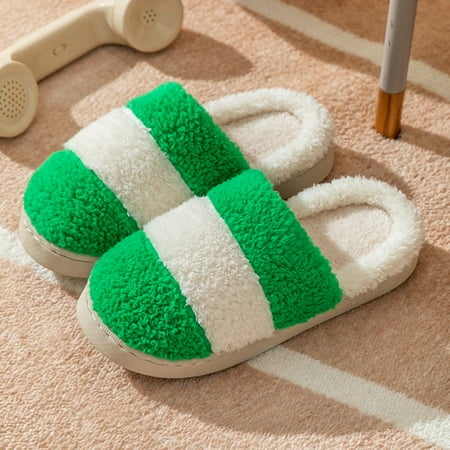 ZTTD Winter Couples Women Warm Home Baotou Plush Soft Bottom Comfortable Solid Color Flat Cotton Mop Green
ZTTD Winter Couples Women Warm Home Baotou Plush Soft Bottom Comfortable Solid Color Flat Cotton Mop Green