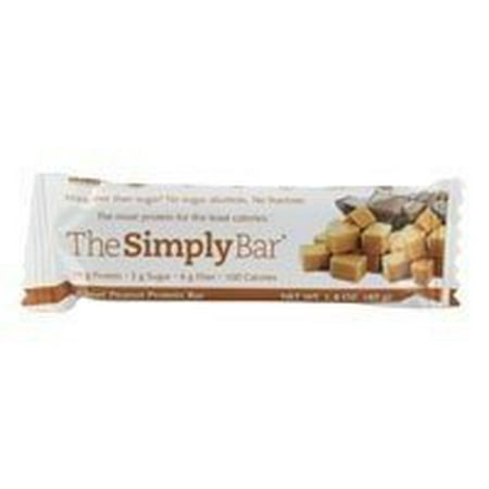 bar protein simply caramel peanut oz