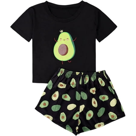ZWQIANWEXFED Women s Letter Print Short Sleeve Sleepwear Tee & Shorts Cute Pajama Set
ZWQIANWEXFED Women s Letter Print Short Sleeve Sleepwear Tee & Shorts Cute Pajama Set