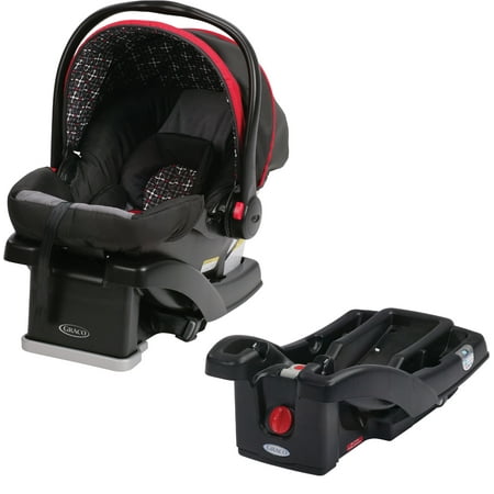 Graco SnugRide Click Connect 30 LX Infant Car Seat, Choose Your Color, WITH SnugRider Stroller Frame