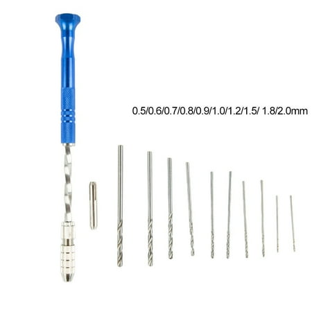 BUYISI 0.5-3mm Blue lengthening semi-automatic hand drill set with 10pc Small drill bit Set B
BUYISI 0.5-3mm Blue lengthening semi-automatic hand drill set with 10pc Small drill bit Set B