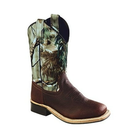 Old West Youth s Broad Square Toe Boots